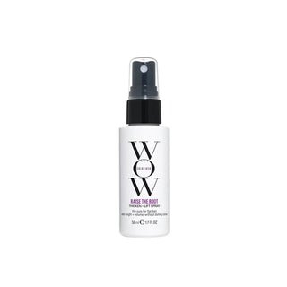White spray bottle with black cap labeled 'WOW' on a white background