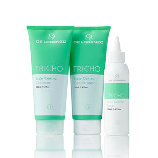 DE LORENZO Tricho Scalp Control Solution Pack For Oily Scalp 3pc