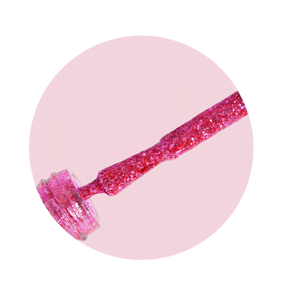 MITTY Glitter Gel Polish Peony Pink