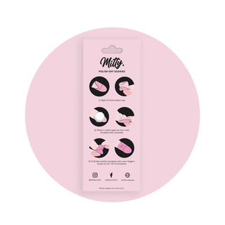 MITTY Polish Off Soakies Passion Purple 5pc