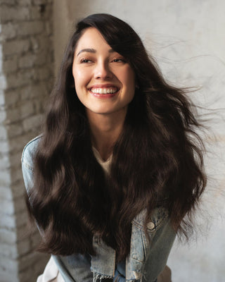 MOOD Keratin Range Model Advertising