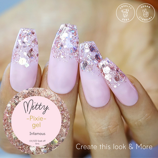 MITTY Pixie Glitter Gel Infamous 8ml