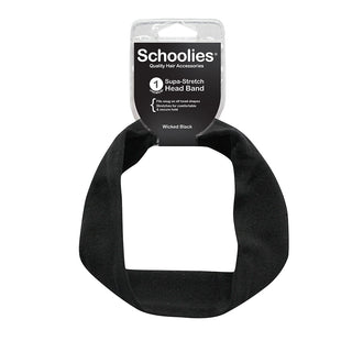 SCHOOLIES_Supa-Stretch_Headband_Wicked_Black