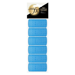 HAIR FX Self Gripping Rollers 28mm Light Blue 6pc