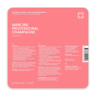 MANCINE Champagne Hard Wax 500g