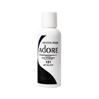 ADORE Semi Permanent Hair Colour Jet Black #121 118ml