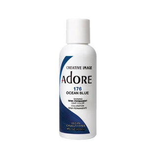 ADORE Semi Permanent Hair Colour Ocean Blue #176 118ml