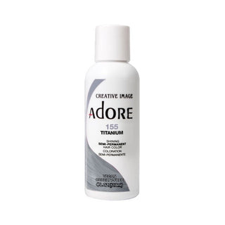 ADORE Semi Permanent Hair Colour Titanium #155 118ml