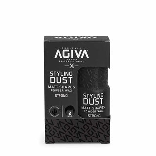 Agiva Styling Dust packaging on a white background