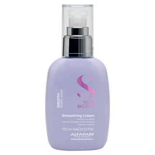 Alfaparf Smoothing Cream bottle on a white background