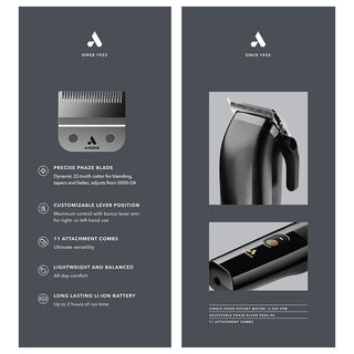 ANDIS Envy II Cord/Cordless Clipper Black