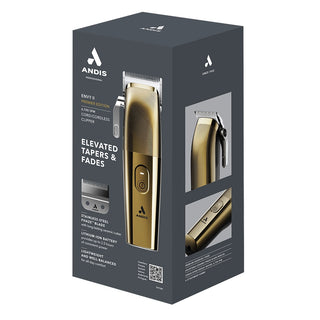 ANDIS Envy II Premier Edition Cord/Cordless Clipper Gold