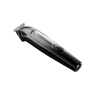Black hair clipper on a white background