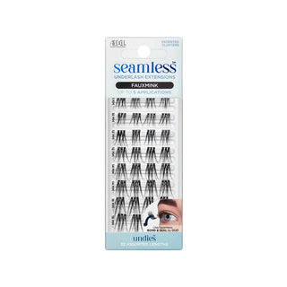 Package of false eyelashes with a white background