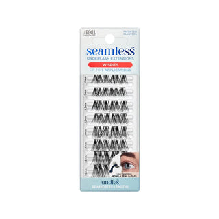 Package of false eyelashes with a white background