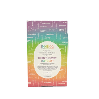 BOO BOO LGBTQIP+  Pre Cut Foil 15cm x 27cm 500 Sheets