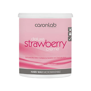 CARONLAB Strawberry Crème Microwavable Hard Wax 800g