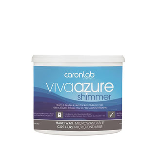 CARONLAB Viva Azure Shimmer Microwavable Hard Wax