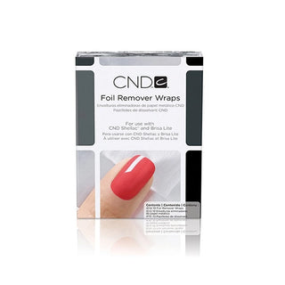 CND Foil Remover Wraps packaging on a white background