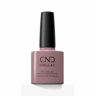 CND Shellac gel polish bottle on a white background