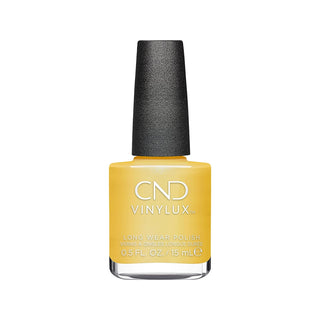 CND Vinylux long wear nail polish in a bright yellow shade, in a 0.5 fl.