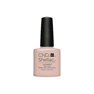 CND Shellac nail polish bottle on a white background