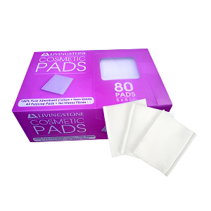 LIVINGSTONE Cosmetic Cotton Pads Square 80pc