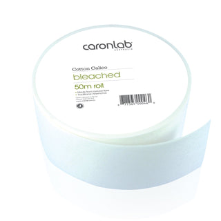 CARONLAB Cotton Calico Bleached 50m Roll