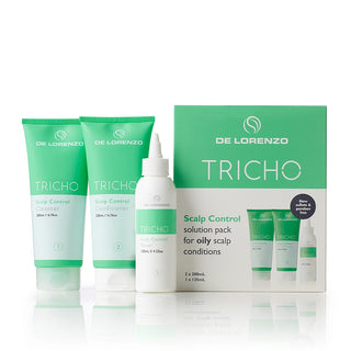 DE LORENZO Tricho Scalp Control Solution Pack For Oily Scalp 3pc