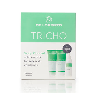 DE LORENZO Tricho Scalp Control Solution Pack For Oily Scalp 3pc