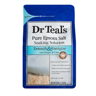 DR TEALS Pure Epsom Salt Detoxify & Energize Soaking Solution 1.36kg