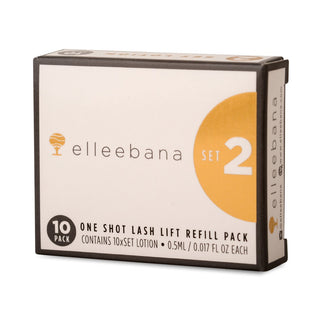 ELLEEBANA One Shot Lash Lift Refill Pack 2 Set Lotion 10pc