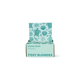 FOXY BLONDES Ocean Crush Pop Up Pre Cut Foil 500 Sheets 15 x 27cm