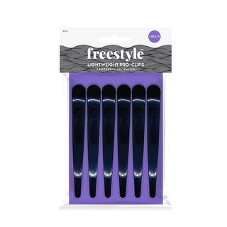 FREESTYLE Professional Lightweight Pro Clips 6pc