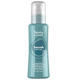 Fanola Smooth Extra Care Serum bottle on a white background