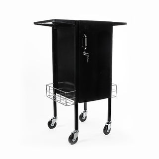 SALON & CO The Fort Knox 5 Drawer Lockable Trolley Metal