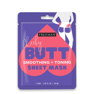 FREEMAN Cheeky Butt Smoothing + Toning Sheet Mask 40ml