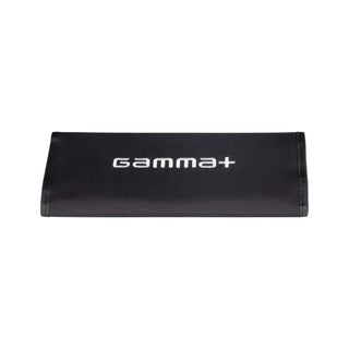 A black rectangular Gamma+ filter pouch with white 'gamma+' branding, shown against a plain white background.