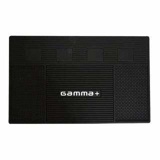 Black mat with 'gamma+' branding on a white background