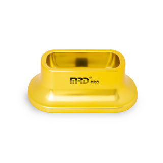 Yellow container with 'MRD Pro' branding on a white background
