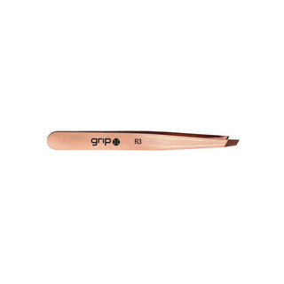 Grip® Tweezers Claw Slanted Tip R3 Matte Rose Gold