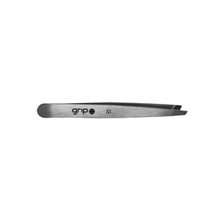 Grip® Tweezers Slanted Tip Stainless Steel S1