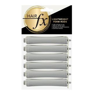 HAIR FX Light Weight Perm Rollers Grey 6pc