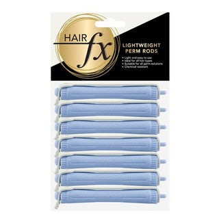 HAIR FX Light Weight Perm Rods Light Blue7pc