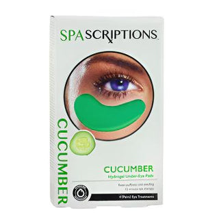 SPASCRIPTIONS Hydrogel Under Eye Mask Cucumber 4pc