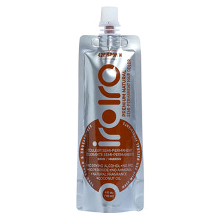 Riko hair color pack with brown label on a white background