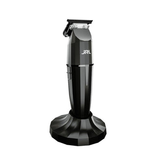 Black hair trimmer with 'JRL' branding on a white background