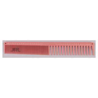 Pink comb on a white background