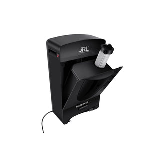 Black JRL FastSweep vacuum cleaner on a white background