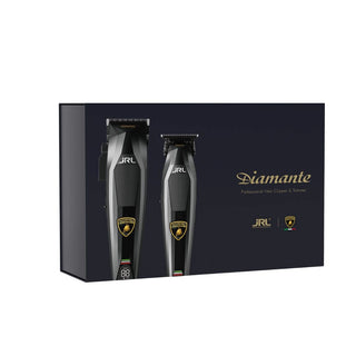 JRL Diamante hair clippers set in packaging on a white background